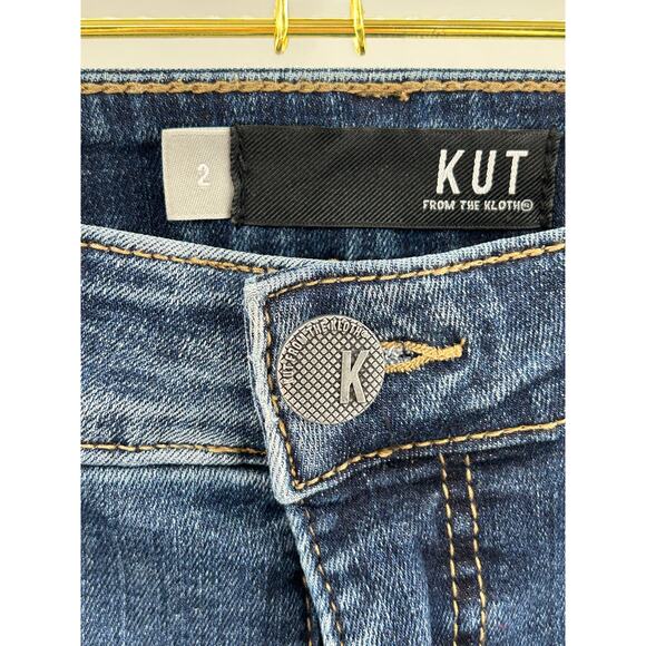 Kut from the‎ Kloth Donna Fab Ab Skinny High-Waisted Jeans – Size 2 - Picture 7 of 8